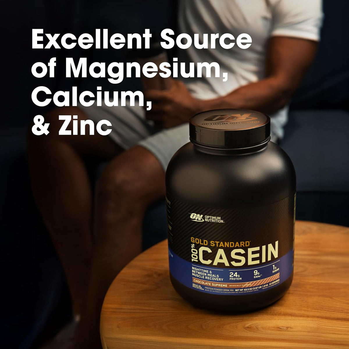 Optimum Nutrition Gold Standard Casein Protein Powder Chocolate Supreme 4LB