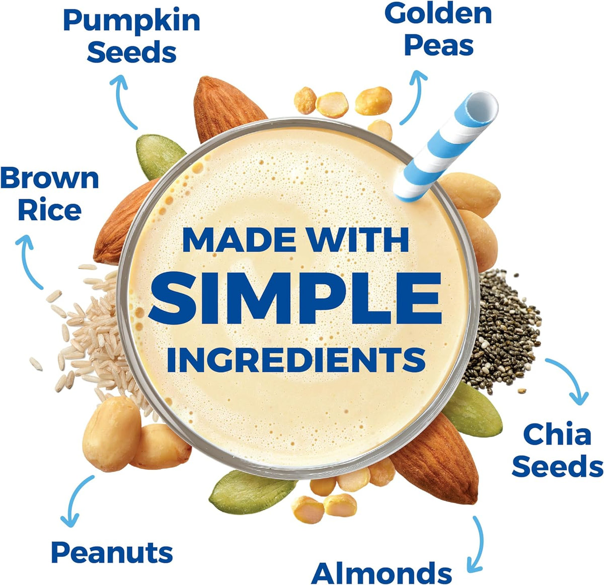 Orgain Organic Simple 20g Vegan Protein Powder, Vanilla, 1.25lb